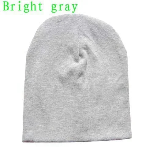 6M-3Y Baby Strickmütze und Schal Set Einfarbig Baumwolle Hip-Hop Beanie Warme Kleinkind-Mütze für Jungen Mädchen Frühling Herbst Winter