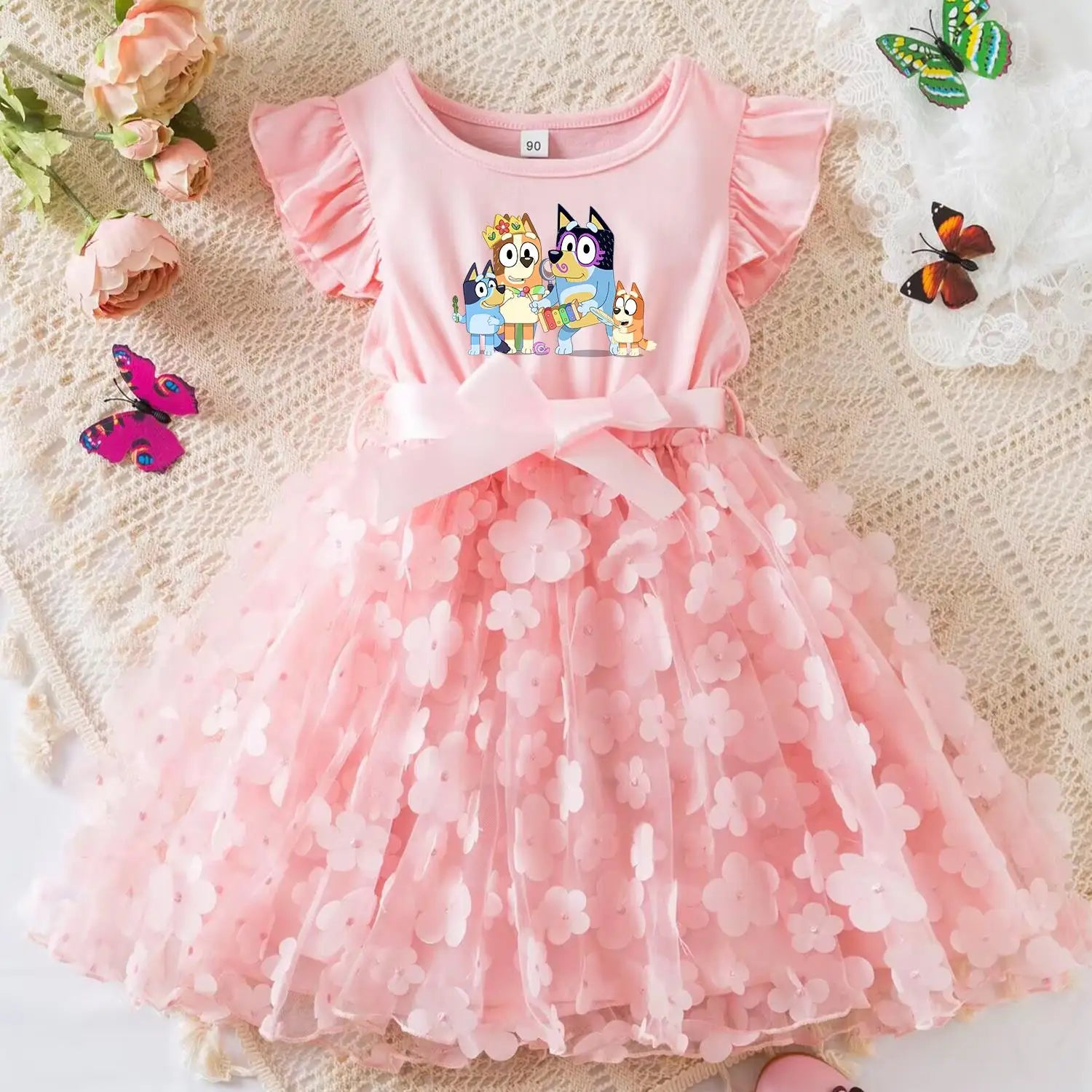 Bluey & Bingo Sommerkleid
