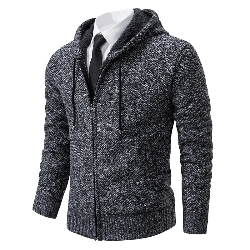Herbst Und Winter New Jersey männer Casual Sport Mantel Einfarbig Stehkragen Wullover Greifen Fleece Warm Zipper Strickjacke