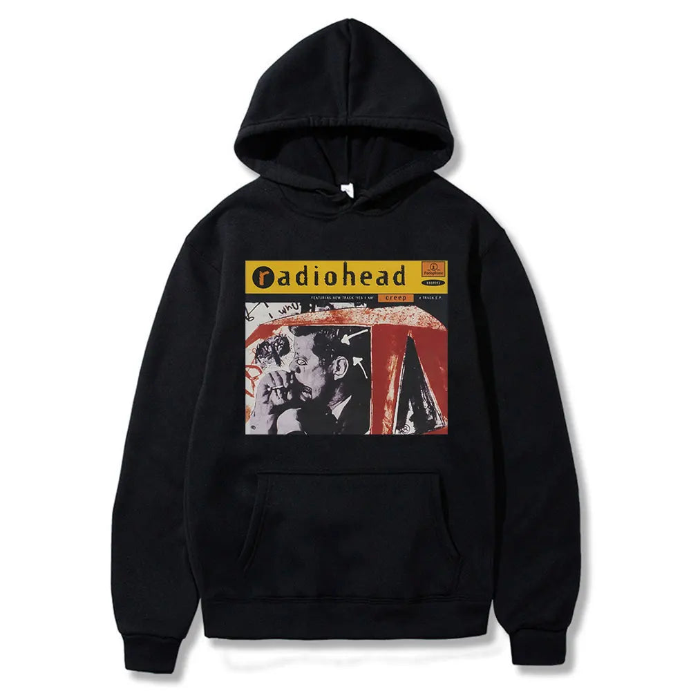 Vintage Rock Band Radiohead Hoodie Hip Hop Alles Musik Album Drucken Sweatshirt Harajuku Streetwear Oversize Hoodies Teens