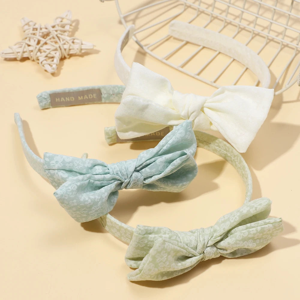 Kids Printed Bow Headband