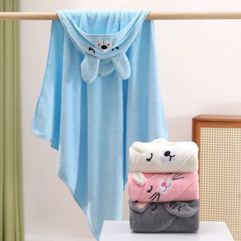 Cartoon Baby Badetücher Weiche Neugeborenen Mit Kapuze Handtuch Decke Nette Kleinkind Bademantel Warme Schlafen Swaddle Wrap für Jungen Mädchen