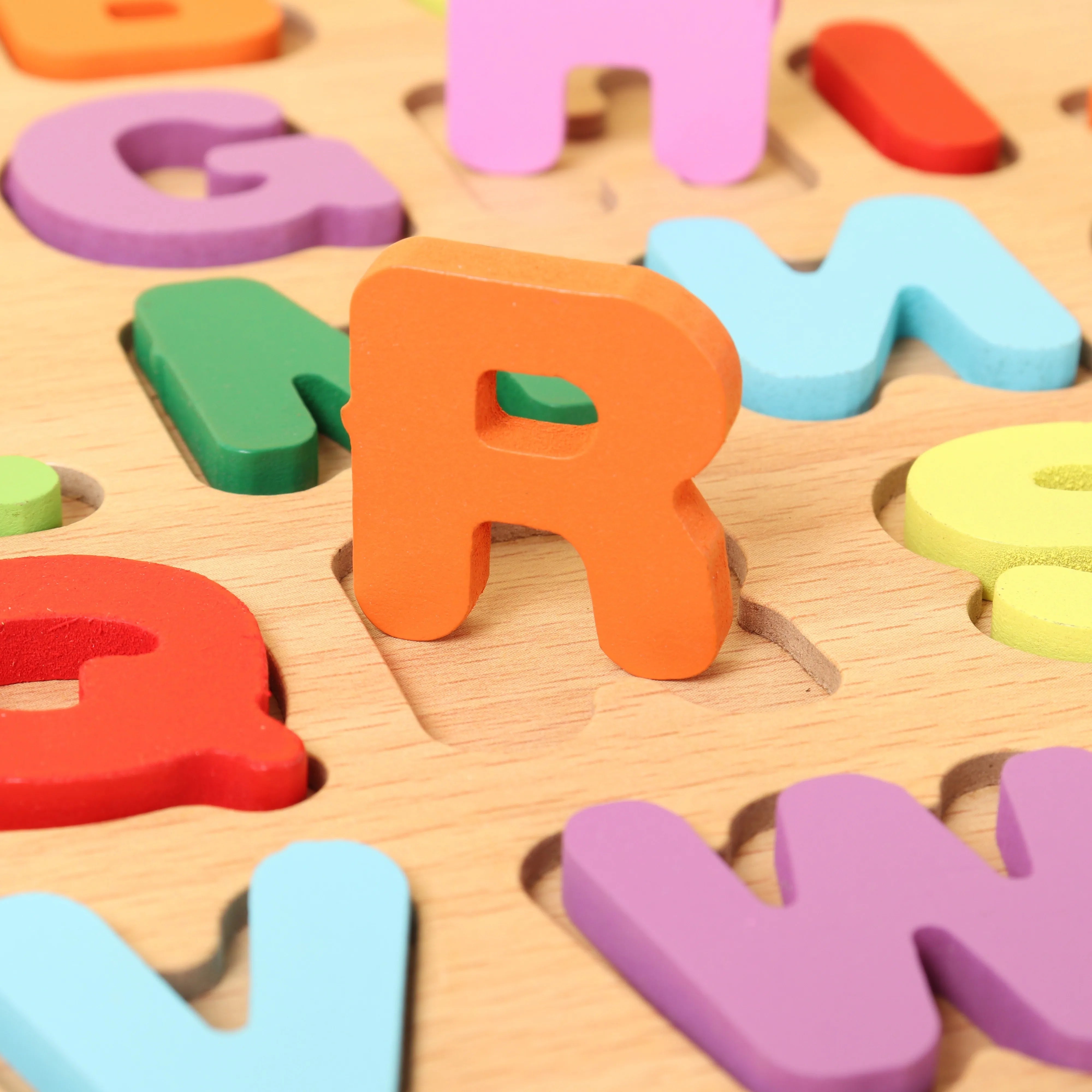 Wooden Alphabet Puzzle Toy