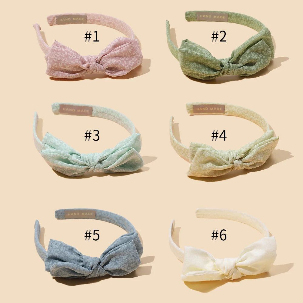 Kids Printed Bow Headband
