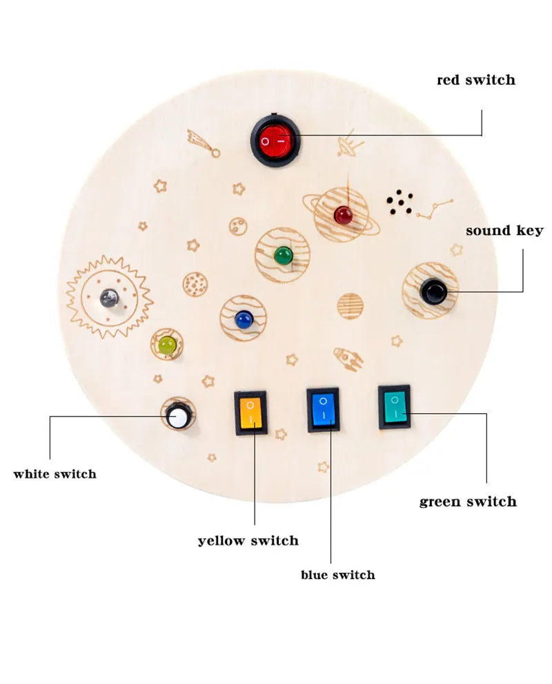 Montessori LED Busy Board