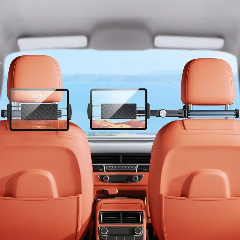 Eary Tablet-Halterung für Auto-Rücksitz-Verlängerungsarm, Auto-Kopfstützenhalterung, Rücksitz für Kinder und Erwachsene, Reisen für 4,7–12,9 Zoll Geräte, iPad