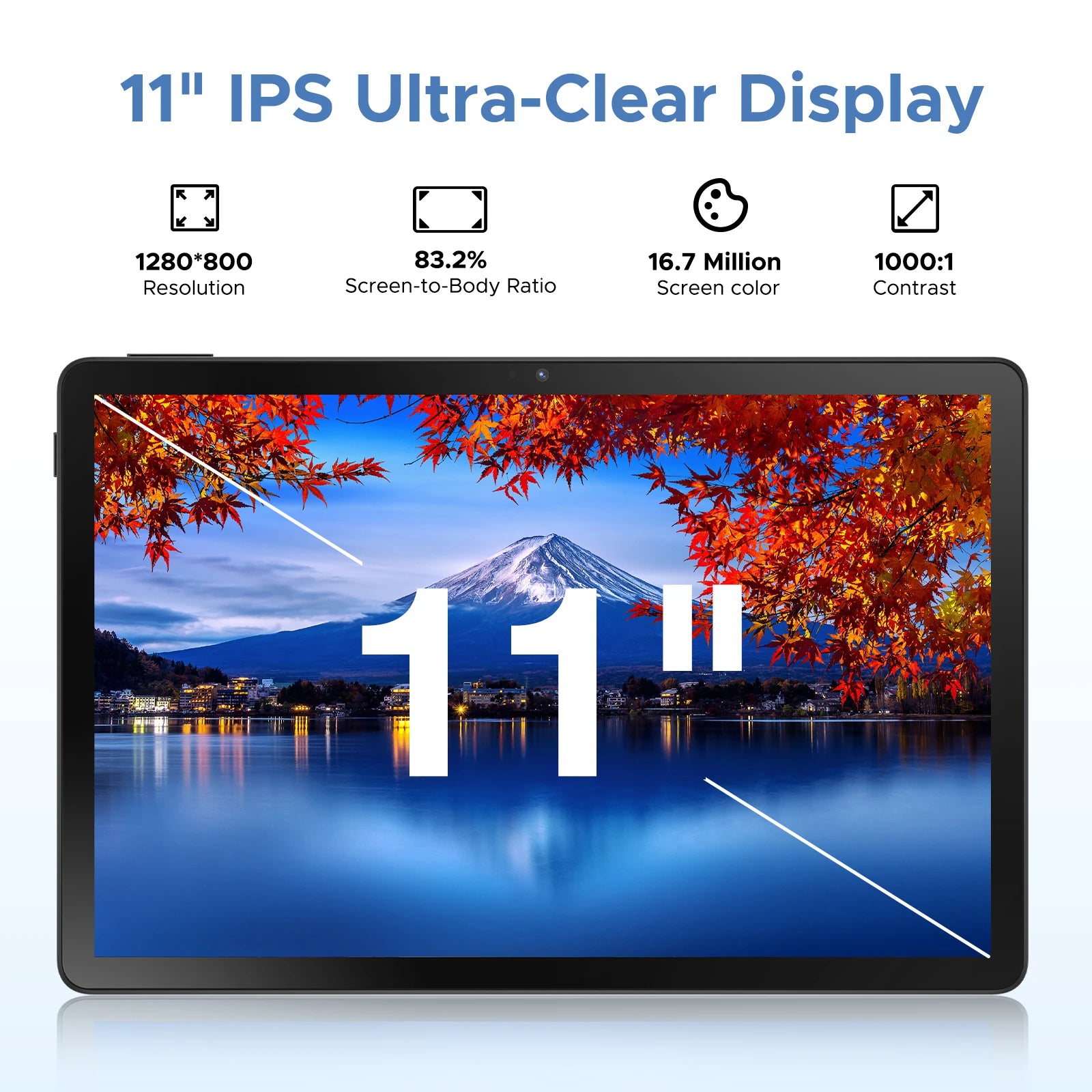 Globale Version DOOGEE U11 Pro Android 16 Tablet-PC 11 Zoll Ultra-Clear 90Hz Display 30GB(6 + 24) 256GB mAh Akku Tablet