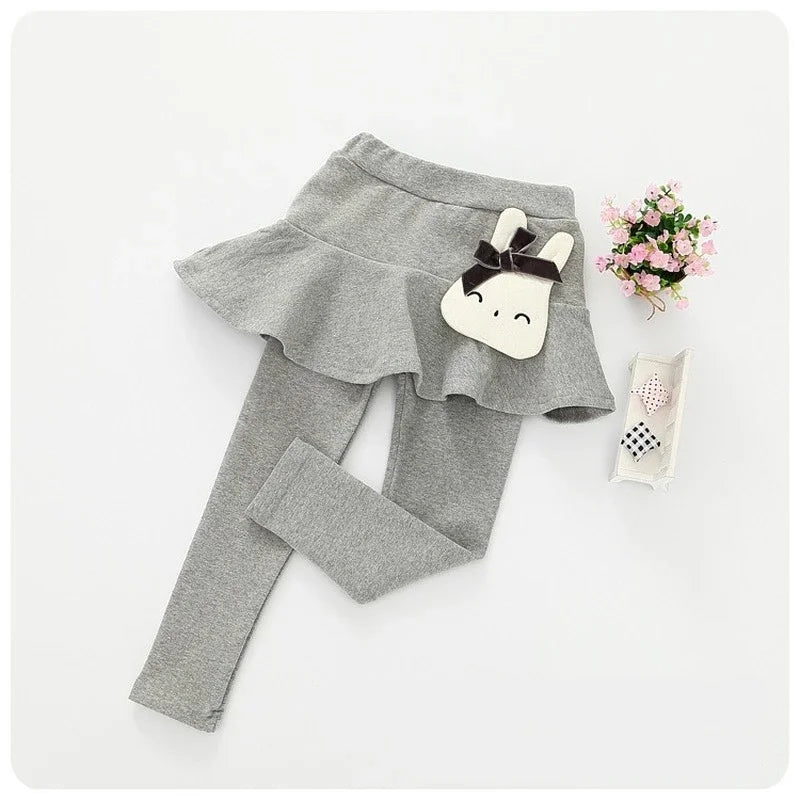 Neue Baby Mädchen Leggings Spitze Prinzessin Rock-hosen Frühling Herbst Kinder Dünne Rock Hosen für 2-7 Jahre kinder Kleidung