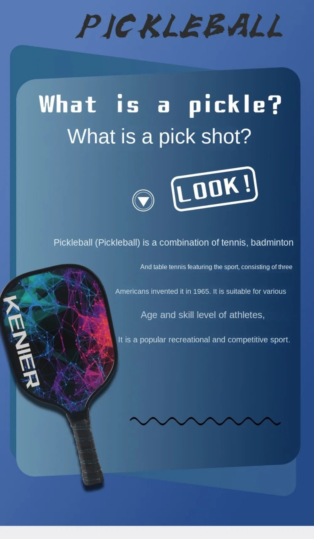 Stoßfestes Pickleball-Paddel-Set, rutschfester Griff, hochelastisches Schläger-Set mit 2 Schlägern und 4 Pickleballs