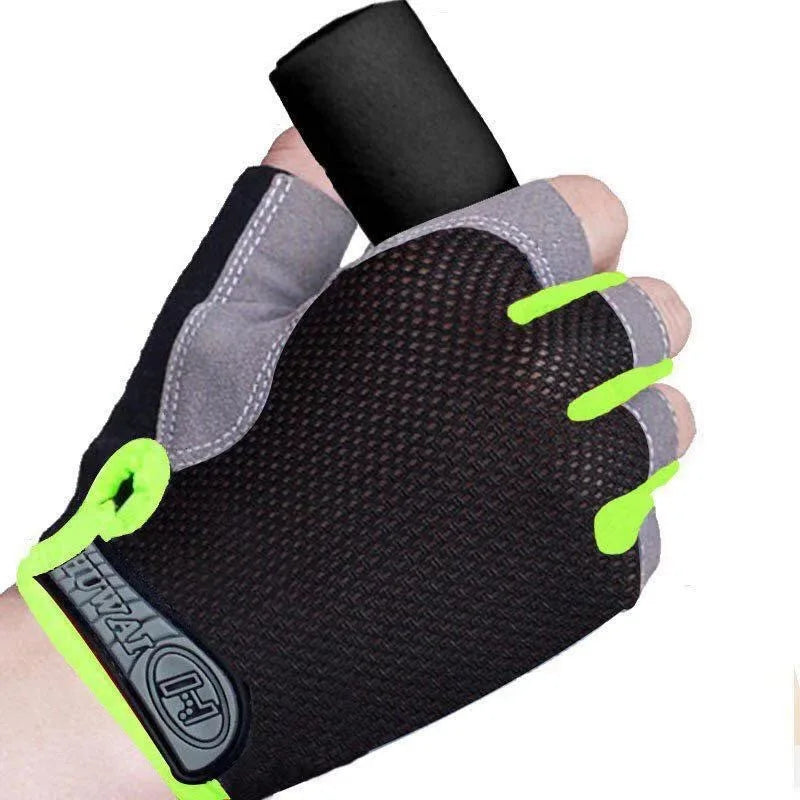 Männer Radfahren Fahrrad Handschuhe Halbe Finger Gym Handschuhe Frauen Handschuh Atmungsaktive Anti-slip Handschuh Fitness Sport Training Handschuhe