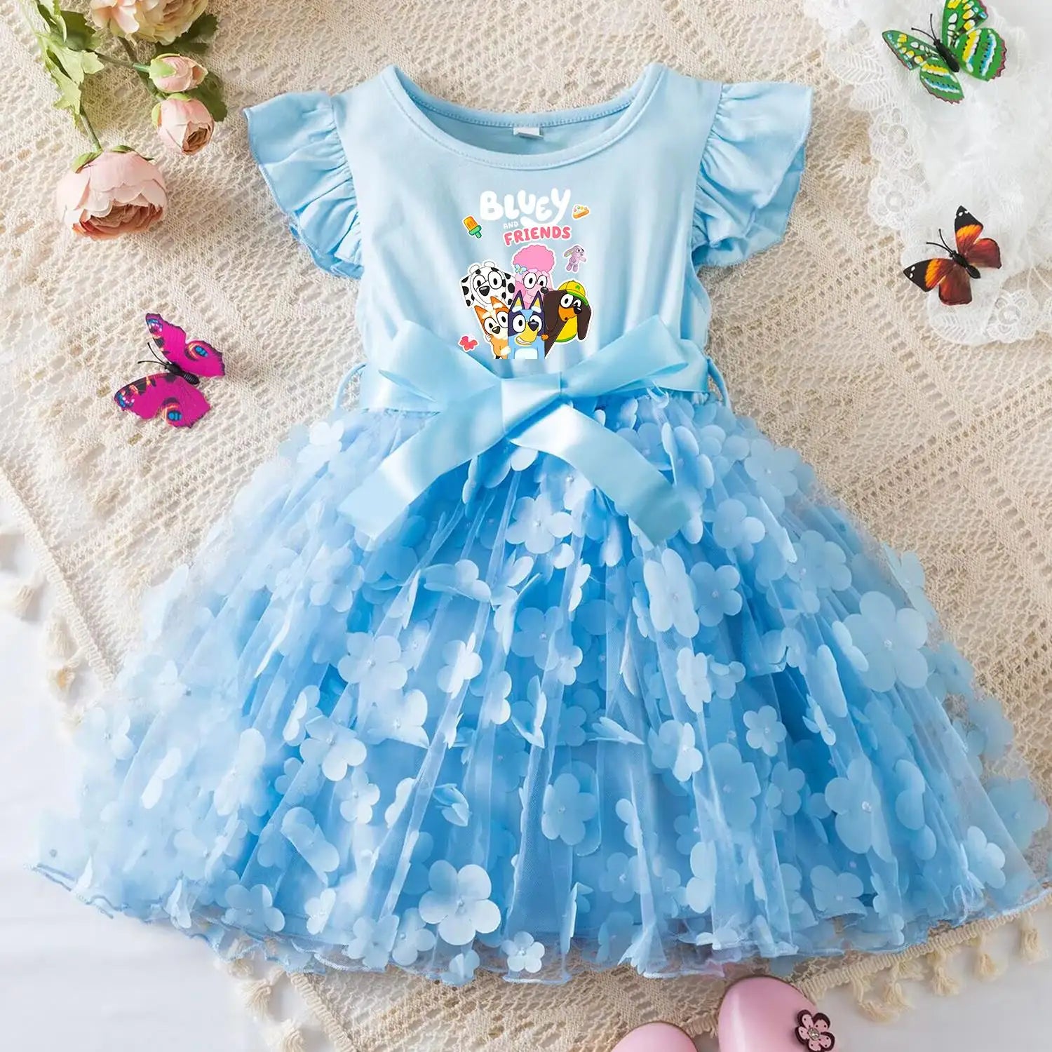 Bluey & Bingo Sommerkleid