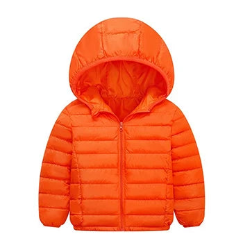 Herbst Winter Teen Jungen Mädchen wärmen Daunen jacke Kinder Baumwolle Oberbekleidung neue Mode Kapuze Reiß verschluss Mäntel 3-12 Jahre Kinder kleidung