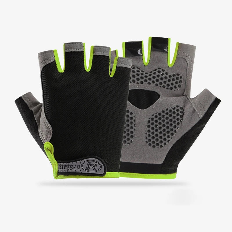Männer Radfahren Fahrrad Handschuhe Halbe Finger Gym Handschuhe Frauen Handschuh Atmungsaktive Anti-slip Handschuh Fitness Sport Training Handschuhe
