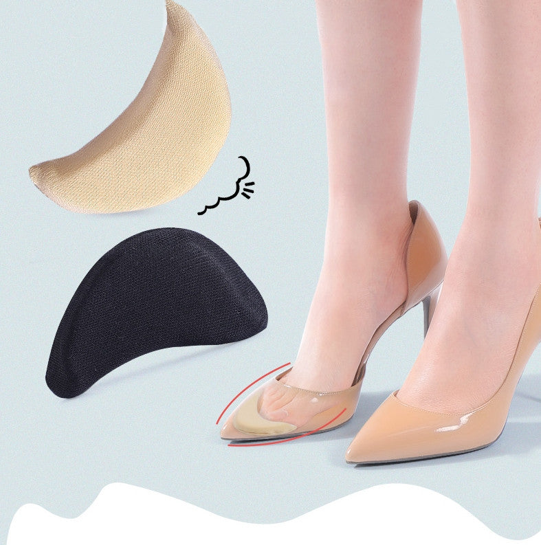 Zehenstopfen, weiche halbe Einlegesohlen, wiederverwendbare Zehenschwamm-Füller-Einsätze für Schuhe, verstellbare, zu große Fußstützen-Pads, Unisex-Schuheinlagen