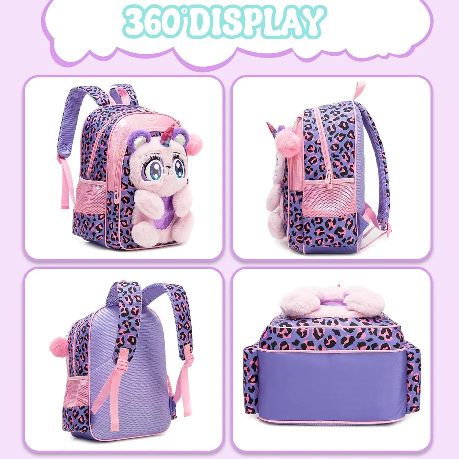 Girls School Backpack Set