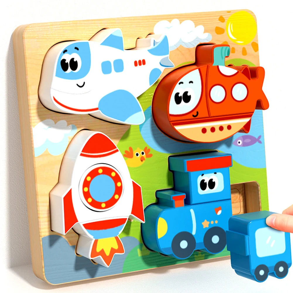 Wooden Animal Puzzle Toy