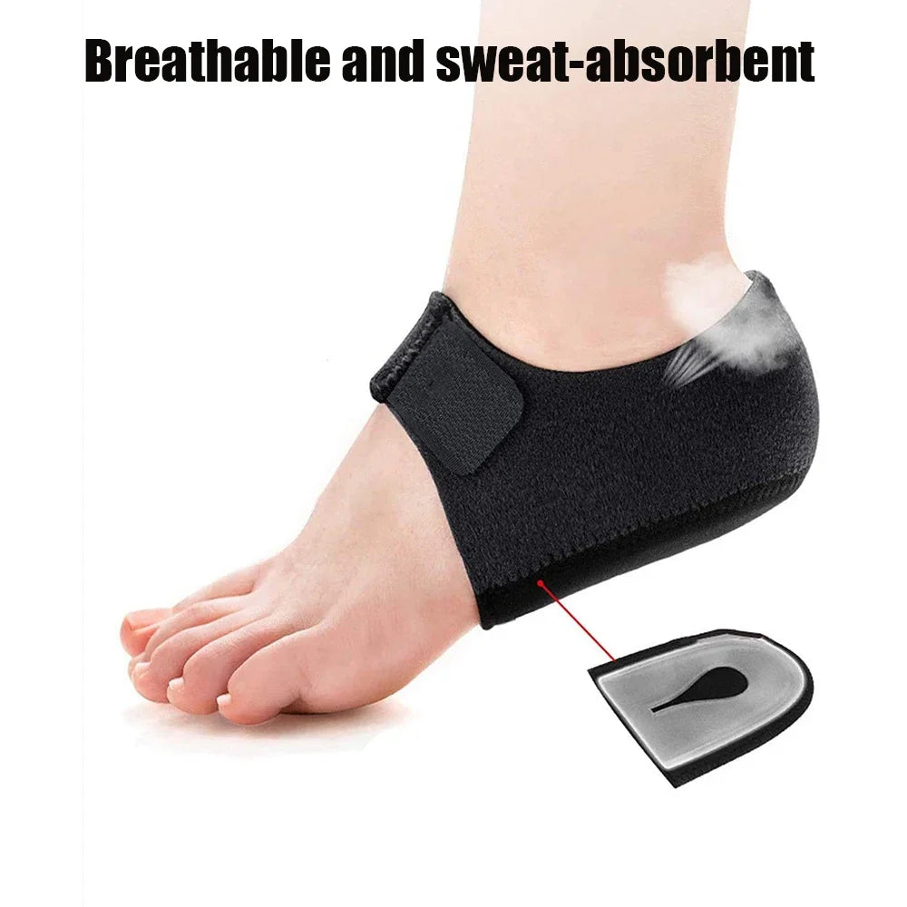 Plantarfasziitis Fersensporn Fußstütze mit U-förmigen Silikongel-Fersenschalen zur Fersenschmerzlinderung Einlegesohlen für Männer und Frauen beim Spazierengehen