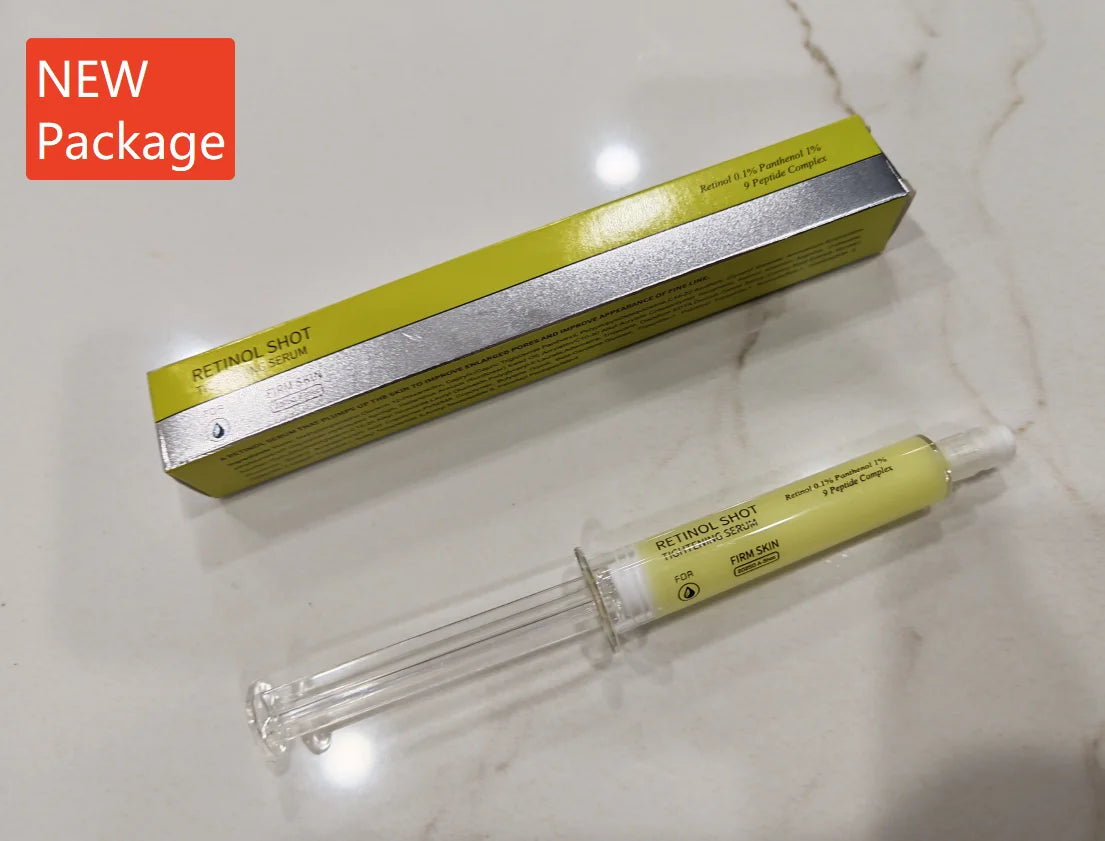 Retinol Shot Augencreme Anti-Aging-Augenserum für Augenringe Falten Feuchtigkeitsspendende Essenz Straffende Behandlung Sanftes Vitamin-C-Serum