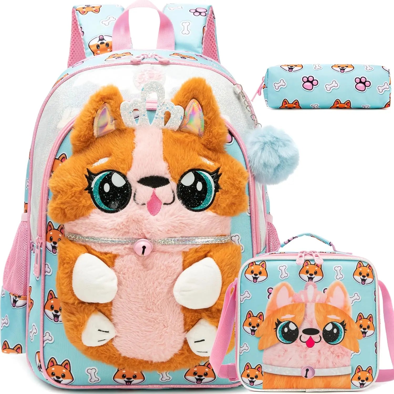 Girls School Backpack Set