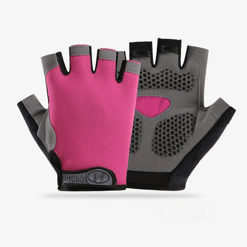 Männer Radfahren Fahrrad Handschuhe Halbe Finger Gym Handschuhe Frauen Handschuh Atmungsaktive Anti-slip Handschuh Fitness Sport Training Handschuhe