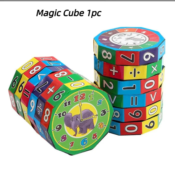 Montessori Magischer Zylinder Mathematik Zahlen Würfel Arithmetik Spielzeug Kinder Mathematik Zählen Spiel Puzzle für Kinder Bildung Lernen
