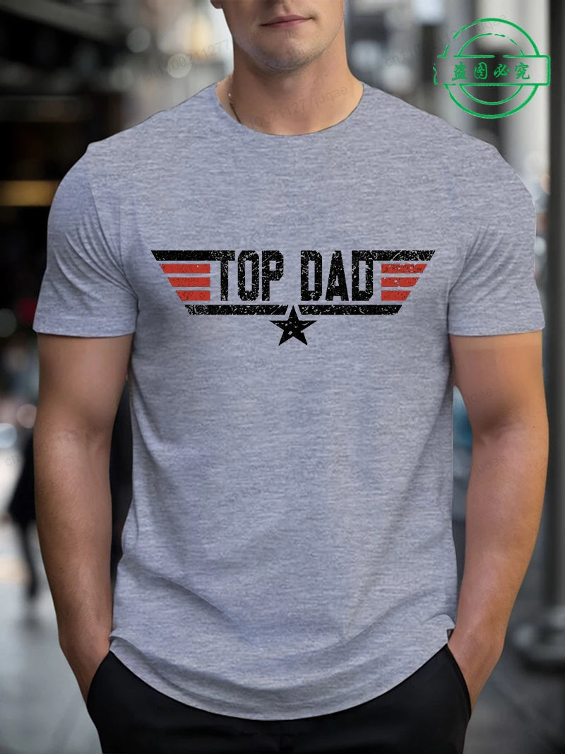 T-Shirts für Männer Top Dad Design Shirts Papa Grafik-T-Shirts Kurzarm Herren Sommer Mode T-Shirts Persönliche Kleidung