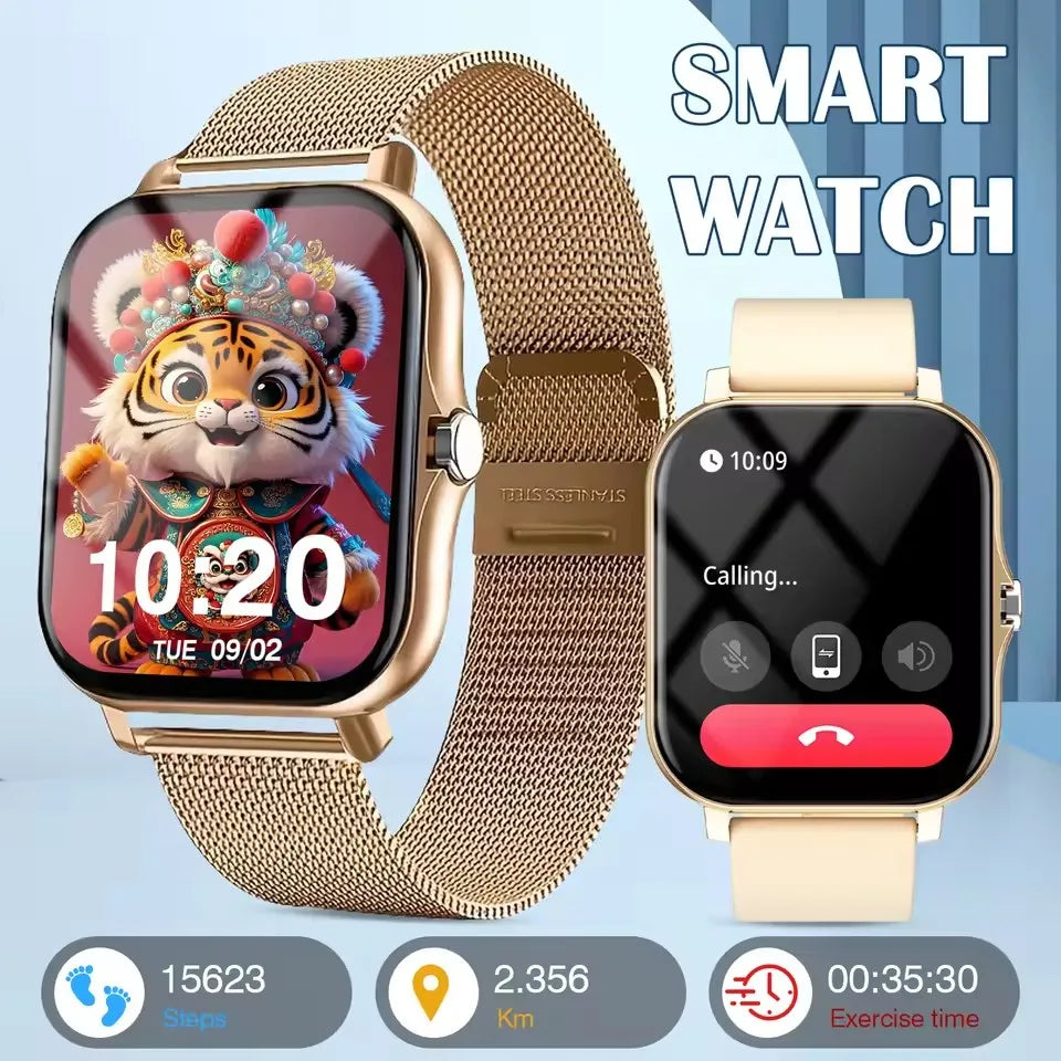 2026 Neue Multifunktionale Smartwatch für Männer & Frauen Bluetooth-Verbundenes Telefon Musik Fitness Sport Armband Schlafüberwachung Uhr HW12