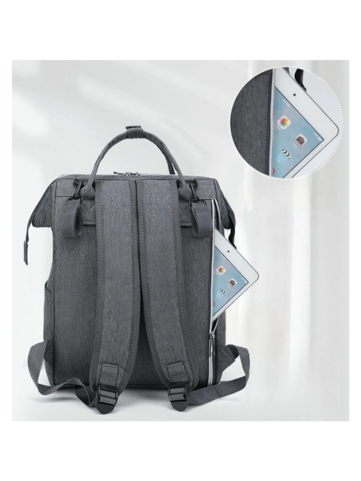 Mama Diaper Bags Baby Stroller Hanging Bag Mother Large Capacity Diaper Backpacks with Changing Mat Practical Baby Nursing Bags