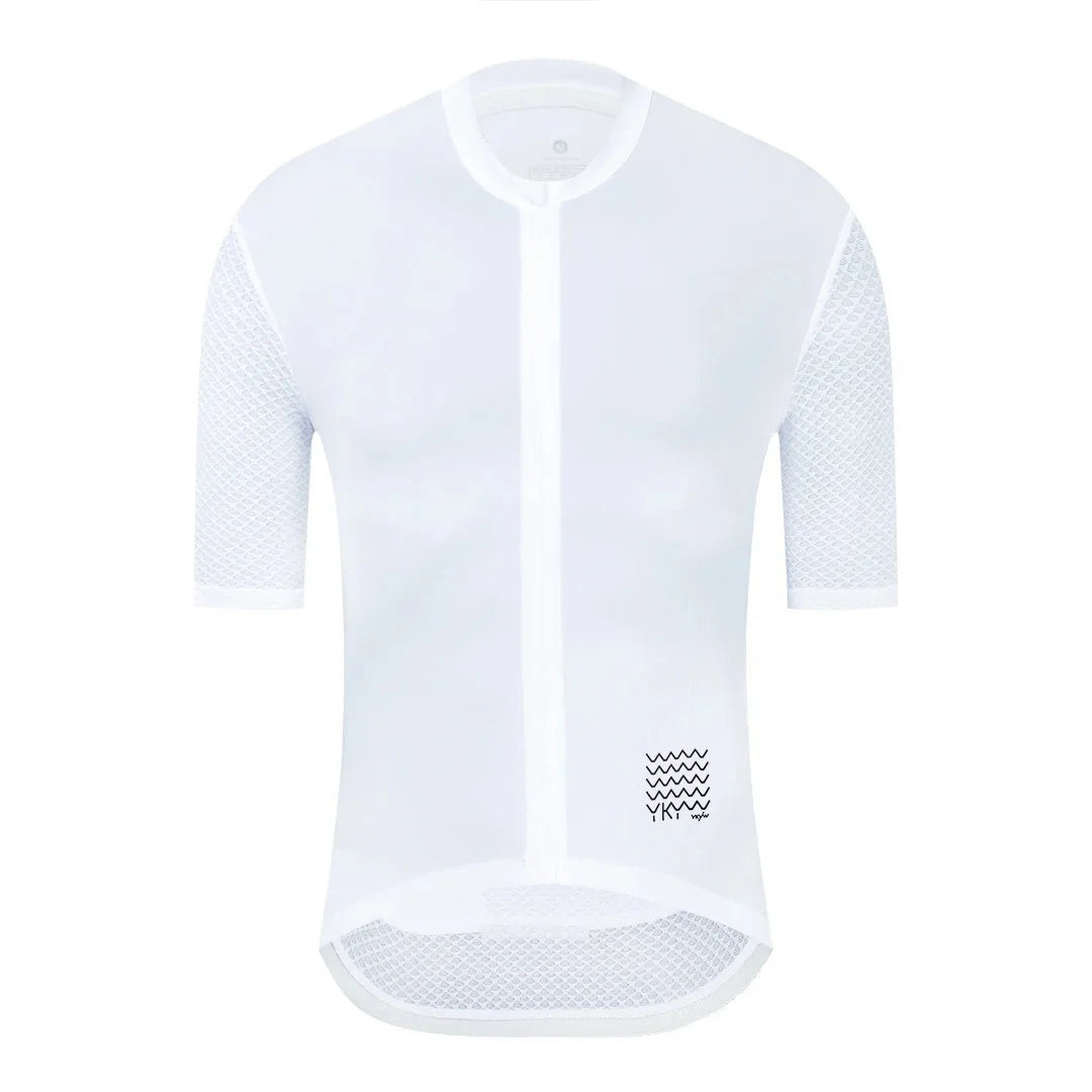 YKYWBIKE Men's Classic Cycling Jersey Summer Bicycle Pro Team Short Sleeve Shirt Cycling Maillot Road Bike Breathable Clothing