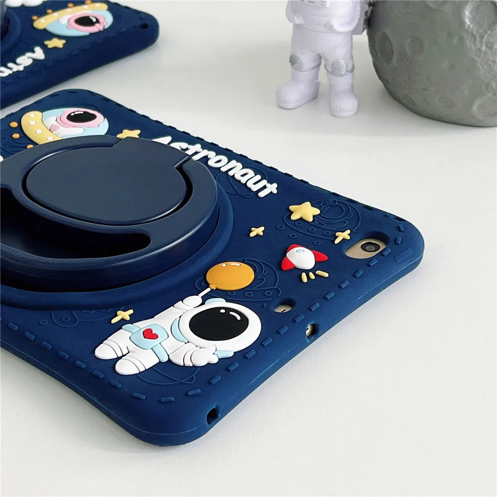 Kinder Fall Für Xiaomi RedMi Pad SE 8,7 "11" 10,61 "POCO Pad 12,1" Tablet Abdeckung Mipad 5 11 6s Pro 12,4 360 Rotation Griff Stehen Funda