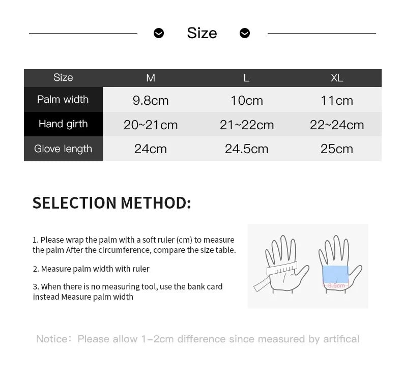 Herbst Winter Outdoor Radfahren Handschuhe Gym Fitness Sport Laufen Warm Touch Screen Rutschfeste Handschuhe Motorrad Handschuhe Männer Schwarz