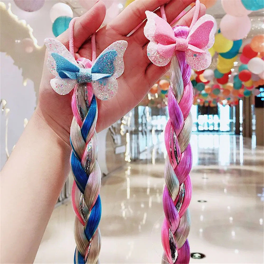 Rainbow Hair Bow Ties