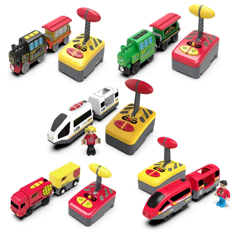 Magnetischer Schlitz, Druckgussauto, RC, elektrische Eisenbahngleis-Sets, passend für alle Holz-Eisenbahnschienen-Zubehör, Weihnachtsgeschenk für Kinder