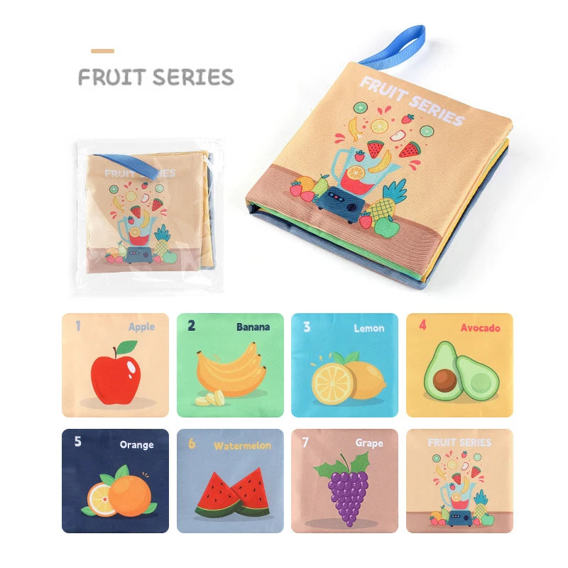 Weiche Baby Bücher Spielzeug Montessori 3D Touch fühlen sich kontrast reiche Stoff Buch sensorische frühe Lernspiele für Kinder Lernspiel zeug