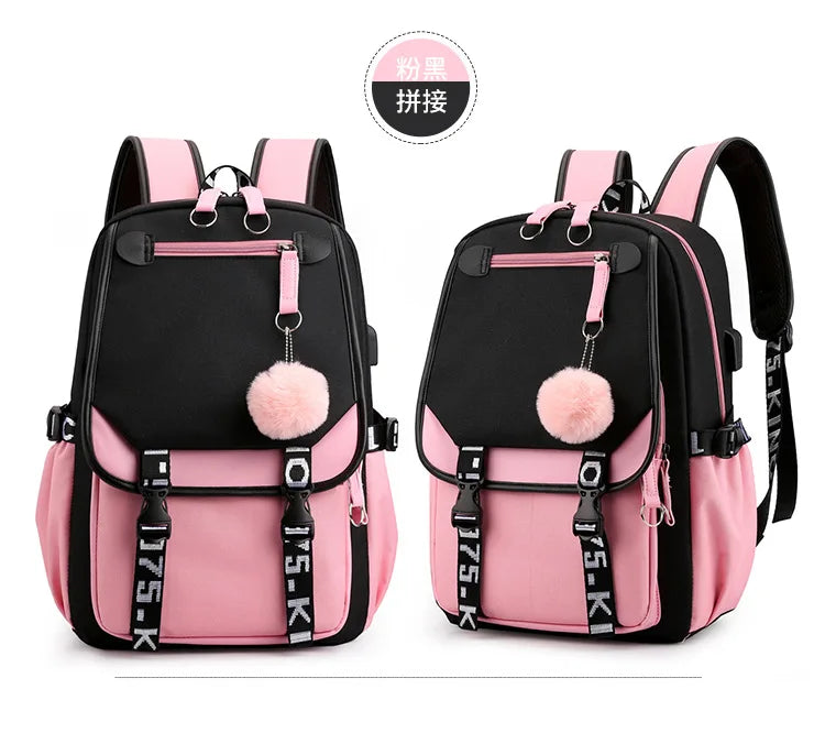Teens Korean Style School Backpack