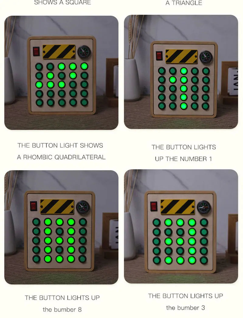 Montessori LED Busy Board