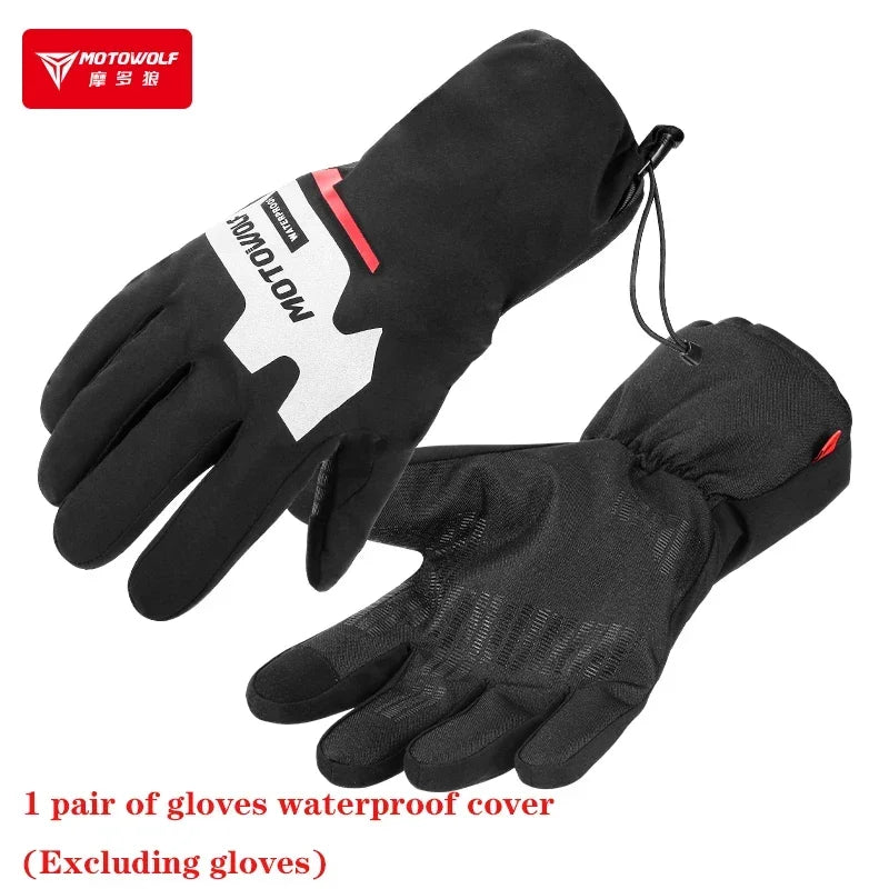 Herbst Winter Motorrad Reiten Handschuhe Wasserdichte Regenschutz Winddicht Warme Motorradfahrer Racing Fahrer Zubehör Männer Frauen