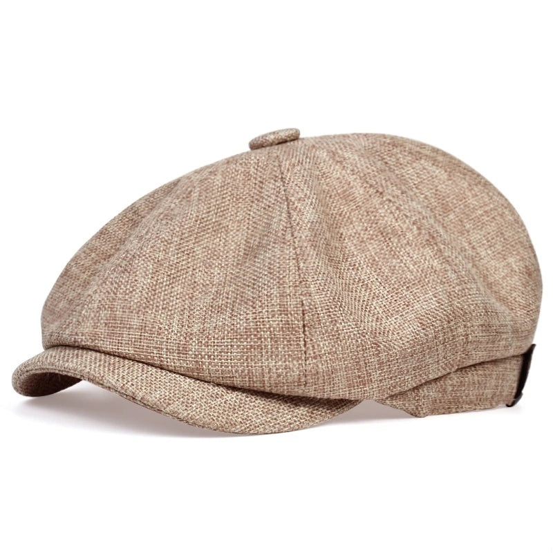 Retro Newsboy Caps für Herren, achteckige Hüte, britische Malerhüte, Herbst-Winter-Baskenmützen, Fischgrätmuster-Flatcaps, Hip-Hop-Baskenmützen, Gorras
