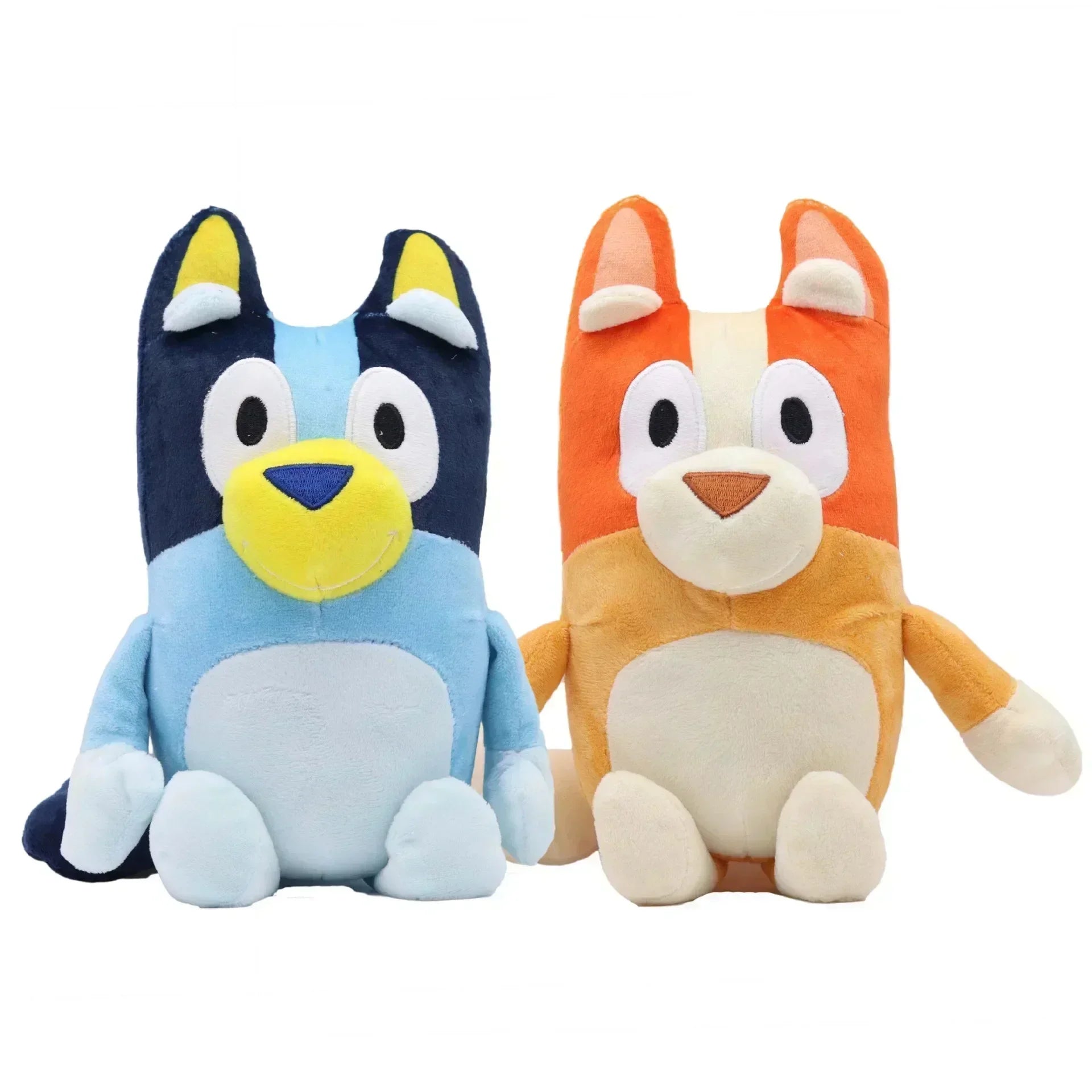 Süße Cartoon-Spielzeuge 15cm/30cm Bluey Hund Bingo Familie Plüschtier Hund Weiche Stofftiere Puppen Geburtstagsgeschenk Bluey Begleiterpuppe Geschenke