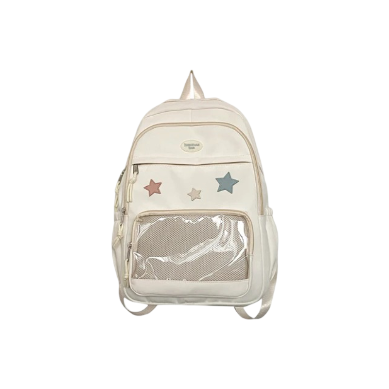 Y2K Star Transparent Backpack