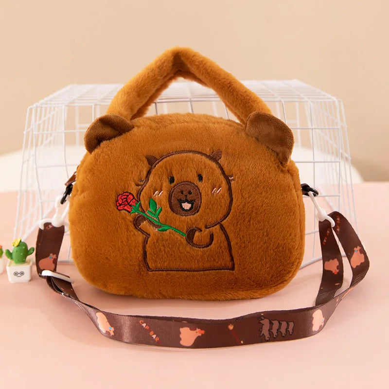 Capybara Plush Convertible Backpack