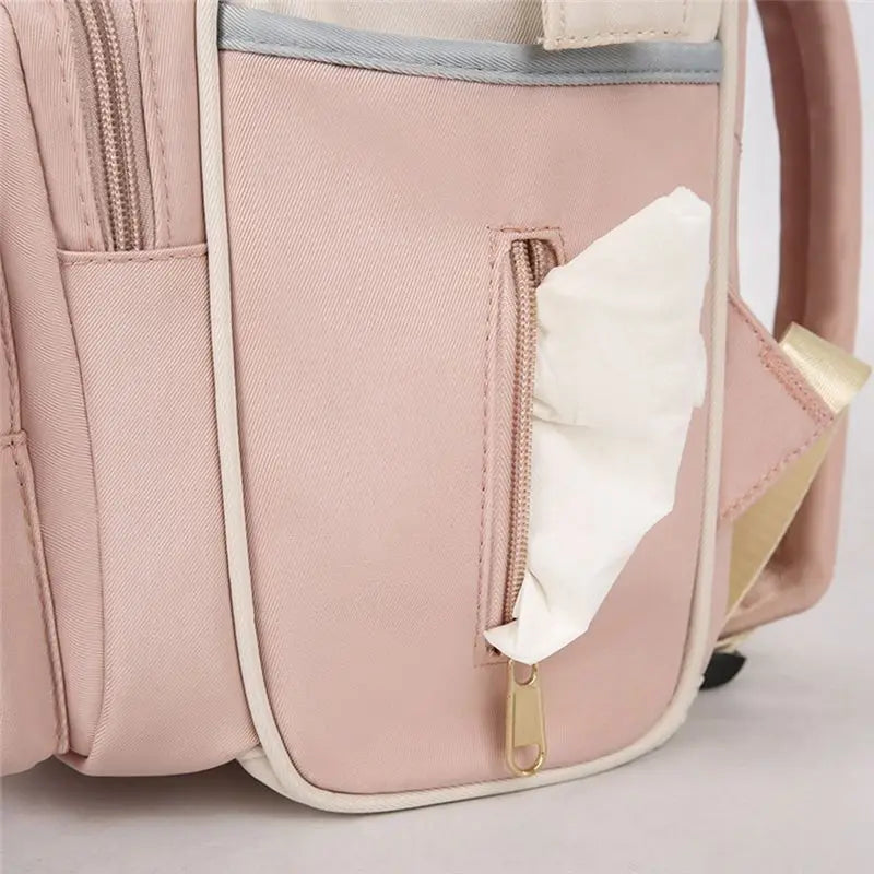 CYGJ-Rucksack Wickeltasche Reise Große Kapazität Damen Modische Mutter-und-Baby-Tasche Rucksack