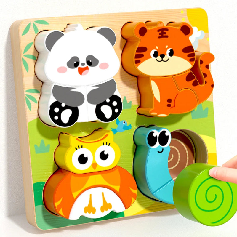 Wooden Animal Puzzle Toy