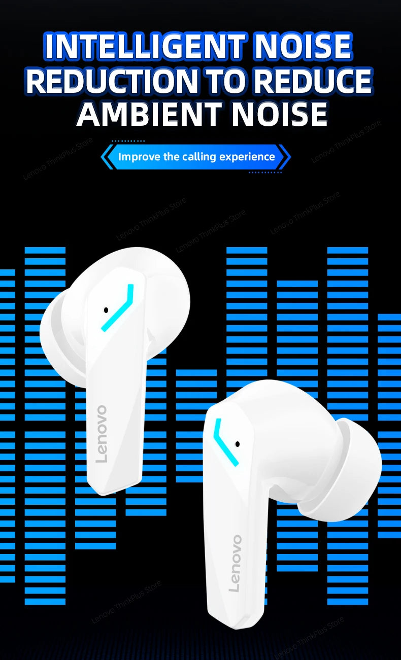 Lenovo GM2 Pro TWS Wireless HIFI Stereo Headset Kopfhörer mit geringer Latenz Gaming Musik Dual Mode Ohrhörer Musik Sport Headset
