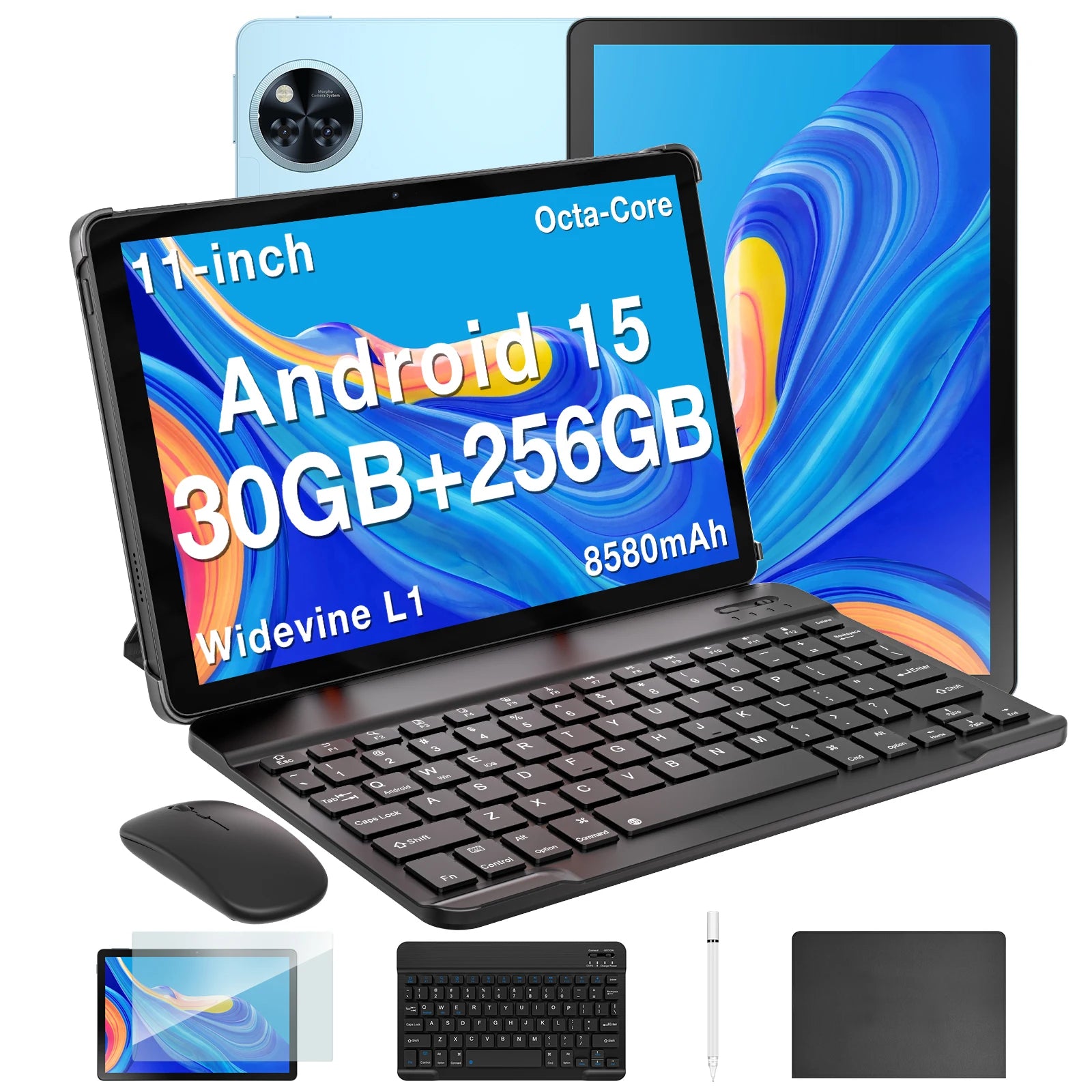 Globale Version DOOGEE U11 Pro Android 16 Tablet-PC 11 Zoll Ultra-Clear 90Hz Display 30GB(6 + 24) 256GB mAh Akku Tablet