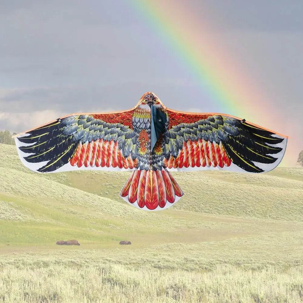 1,1 m Adler Drachen mit 30 Meter Drachen Linie großen Adler fliegen Vogel Drachen Kinder Geschenk Familien reisen Garten Outdoor Sport DIY Spielzeug