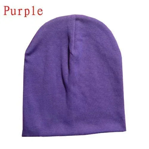 6M-3Y Baby Strickmütze und Schal Set Einfarbig Baumwolle Hip-Hop Beanie Warme Kleinkind-Mütze für Jungen Mädchen Frühling Herbst Winter