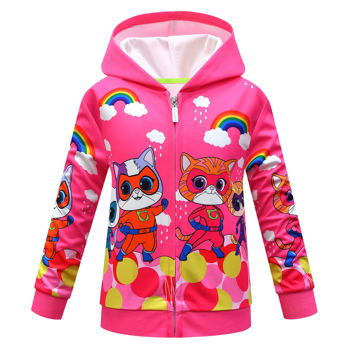 SuperKitties Kleidung Kinder Herbst Winter Jacke Baby Mädchen Mit Kapuze Mäntel Teen Jungen Zipper Oberbekleidung Kinder Casual Sport Jacken