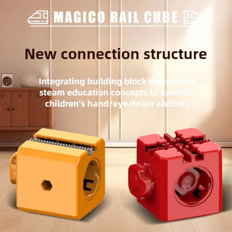 Kinder Magic Track Zug Elektrische Zusammengebaute Bausteine Magnetische Schiene Auto Labyrinth Pädagogisches Spielzeug für Kinder Weihnachten Geschenke
