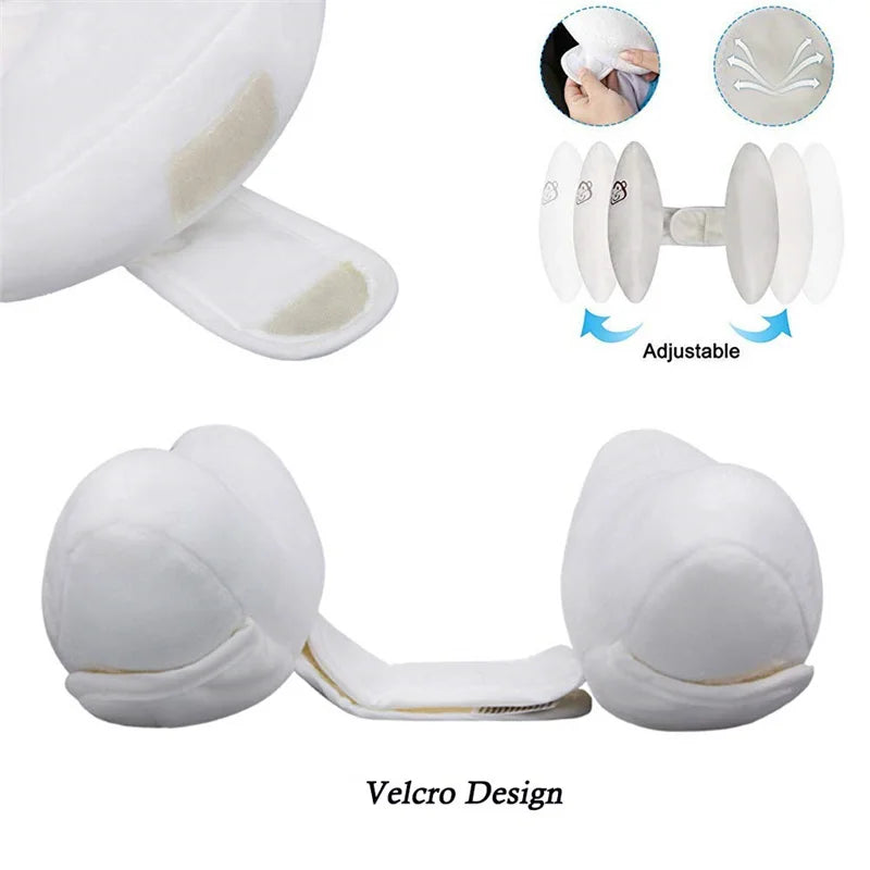 Toddler Neck Pillow, Stroller, Banana and Car Seat Head Support Cushion, Stroller Neck Support Pillow for Sleeping, Cartoon Flower